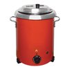 Buffalo electric red soup kettle 5.7 Ltr with handles