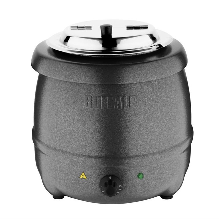 Buffalo electric graphite grey soup kettle 10 Ltr