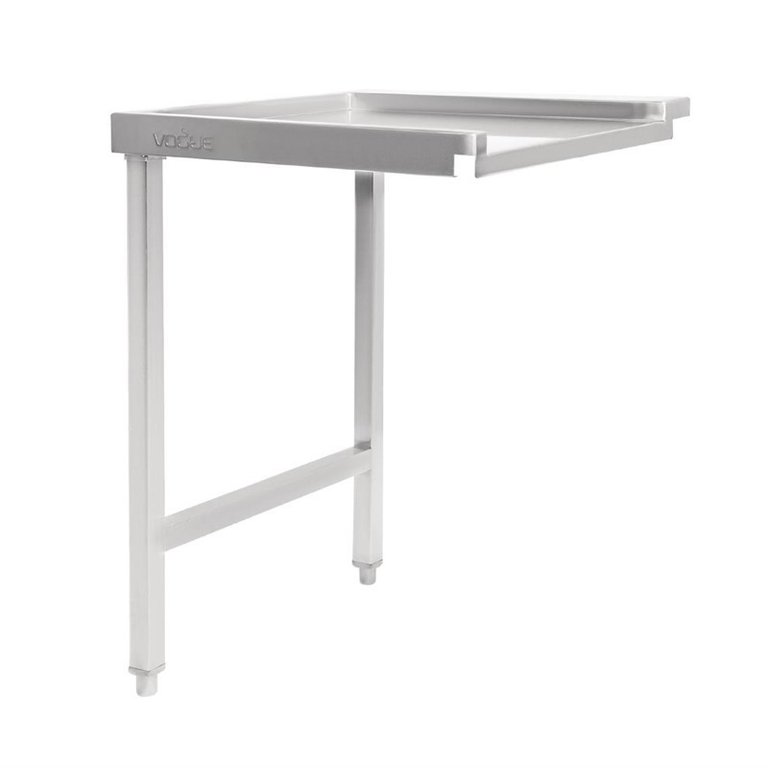 Stainless steel Pass Through Dishwash Table Left 1100mm
