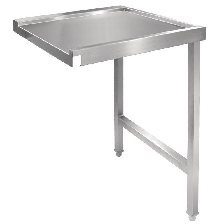 Stainless steel Pass Through Dishwash Table right 110cm