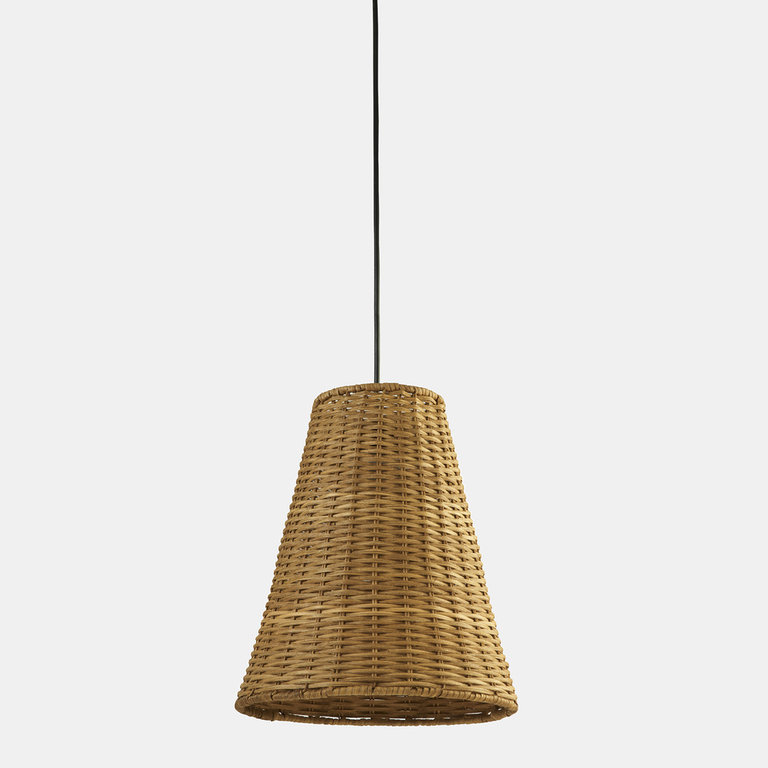 Lampe suspendue en rotin design Caribe Ø 26cm