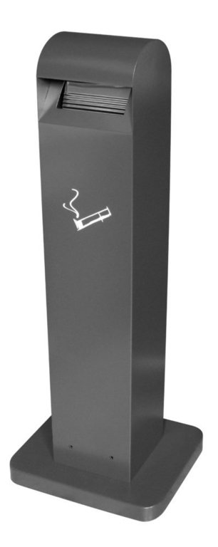 Totem ashtray on stand galvanized steel 12.5L