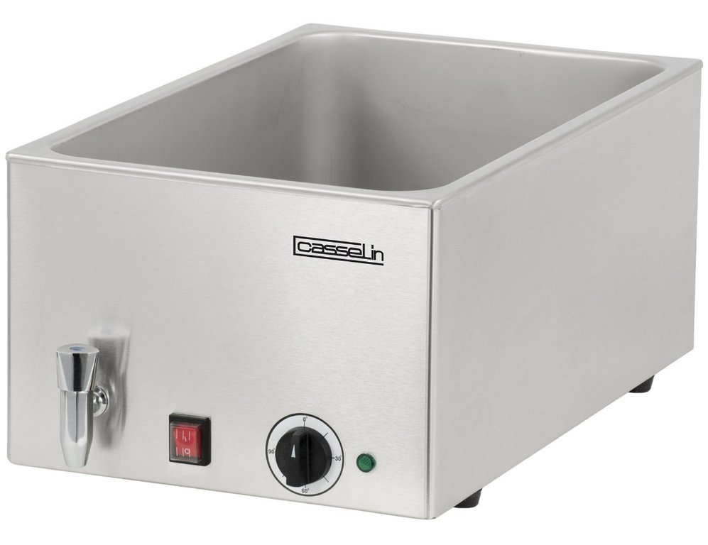 Bain marie with draining tap GN 1/1