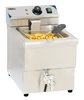 Casselin electric fryer with drain valve 8Ltr