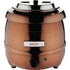 Buffalo electric copper finish soup kettle 10 Ltr