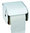Stainless steel roll toilet paper dispenser