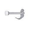 Stainless steel hook with white door stop