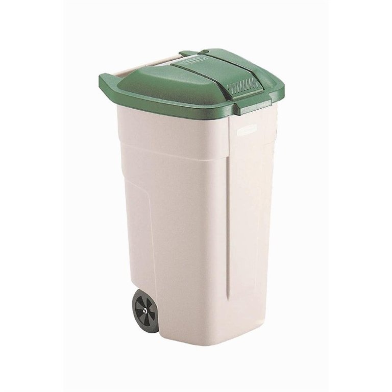 Rubbermaid 100Ltr rolling container green cover