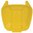 Rubbermaid 100Ltr rolling container yellow cover