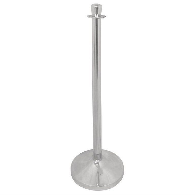 Bolero stainless steel reception post with flat-headed