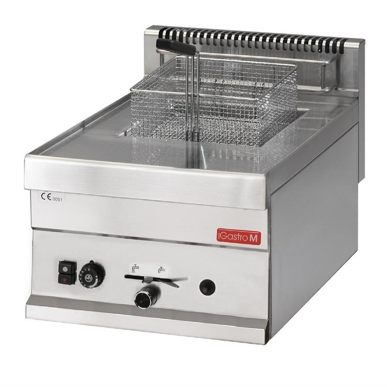 Gastro M 650 65/40FRG 8Ltr gas fryer with drain tap