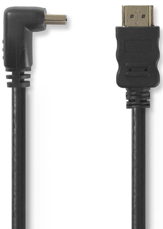 High speed angled HDMI cable with ethernet 1.5m
