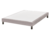 Upholsterer bed base 17 cm with massive slats