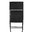 Black Wicker Folding Chair Set (Pack of 2)
