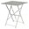 Table de terrasse carrée en acier Bolero 60cm
