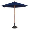 Bolero round parasol 2.5m blue