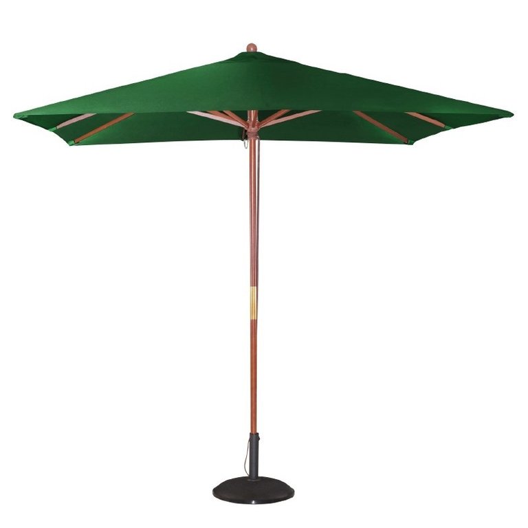 Parasol carré Bolero vert 2,5m
