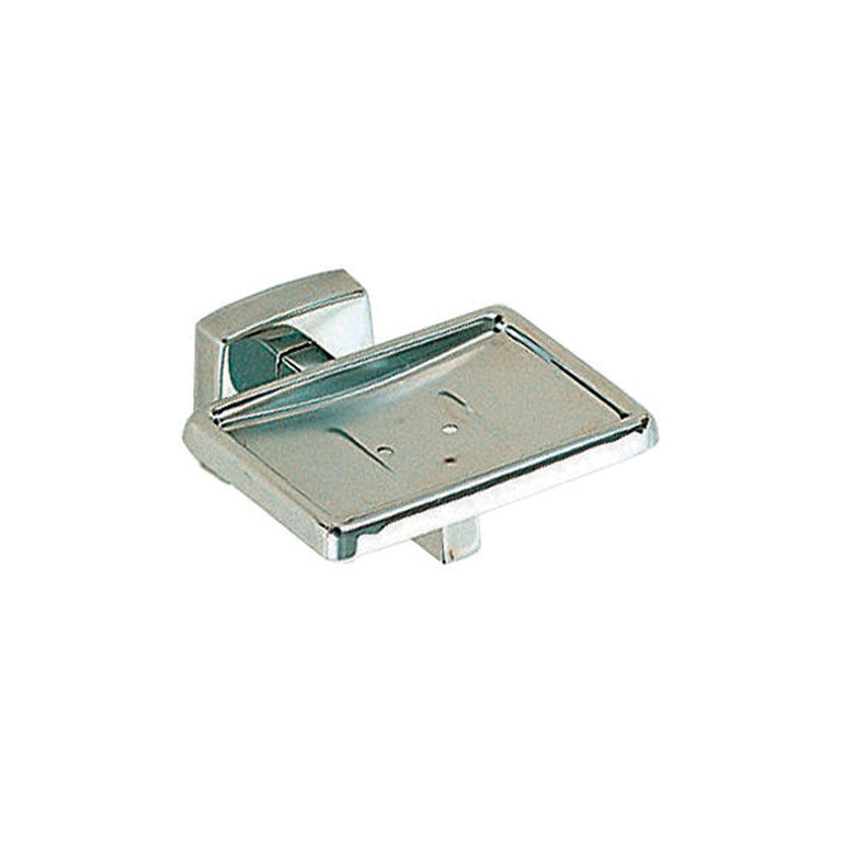 Stainless steel wall-mounted soap dish