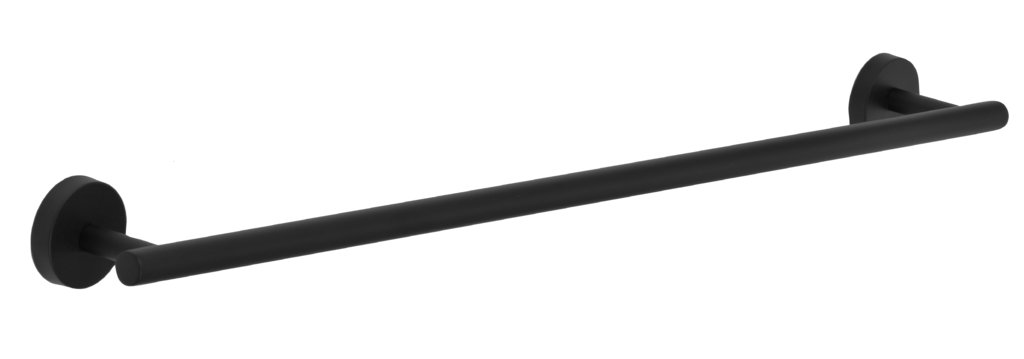 Black stainless steel bar towel holder 65cm