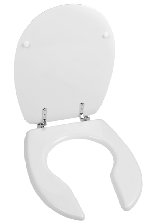 Ergonomic wc seat and flap