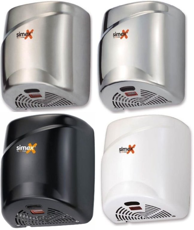 Sèche-mains automatique inox Topflow 1800W