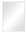 Miroir PMR inclinable rectangulaire cadre époxy blanc 70x50cm