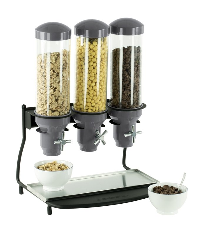 3-tube cereal dispensers 3 x 3 Ltr