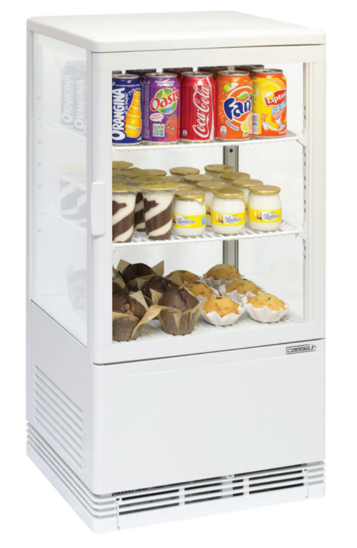 Countertop positive refrigerated display 58 Ltr