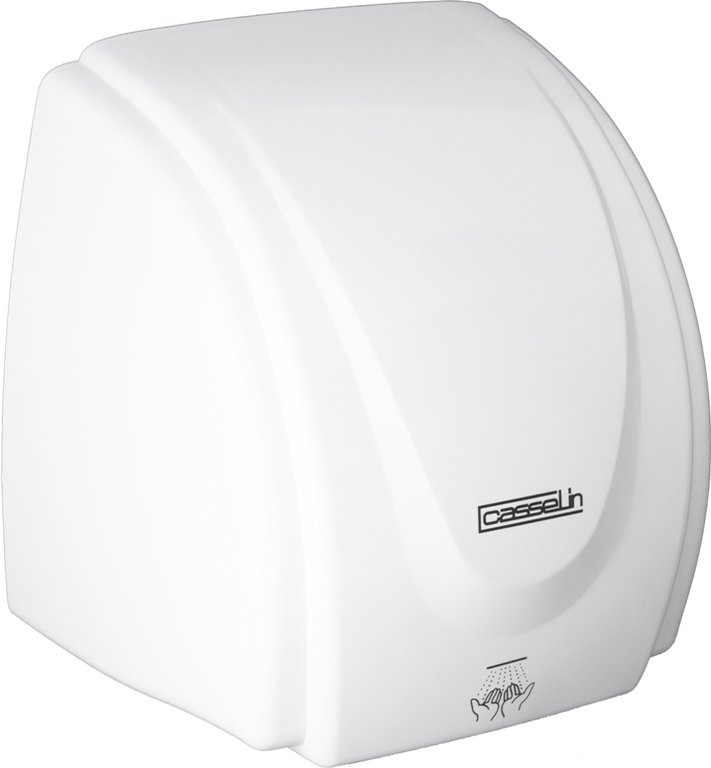 Sèche-mains automatique en ABS blanc 2100W