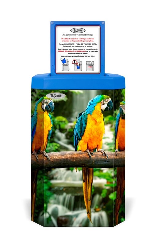 Bamiko parrots design swimsuit dryer