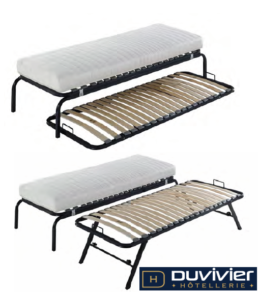Trundle bed sleeps 2 with full bed feet