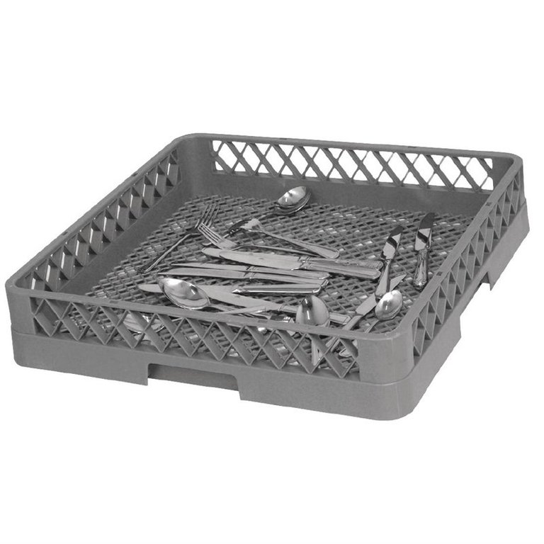 Vogue Open Cutlery Dishwasher Rack 500 x 500 mm