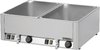 Double bain marie with 2 draining taps GN 1/1