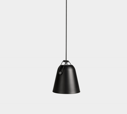 Napa matt black design hanging lamp Ø 18cm