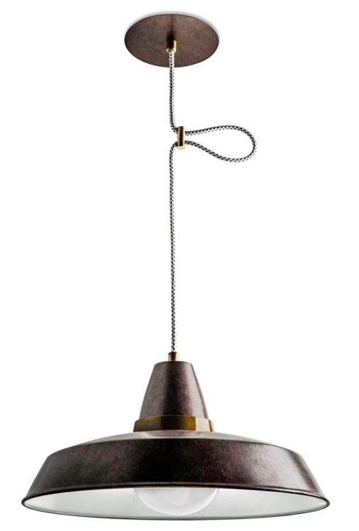 Vintage golden amber design hanging lamp