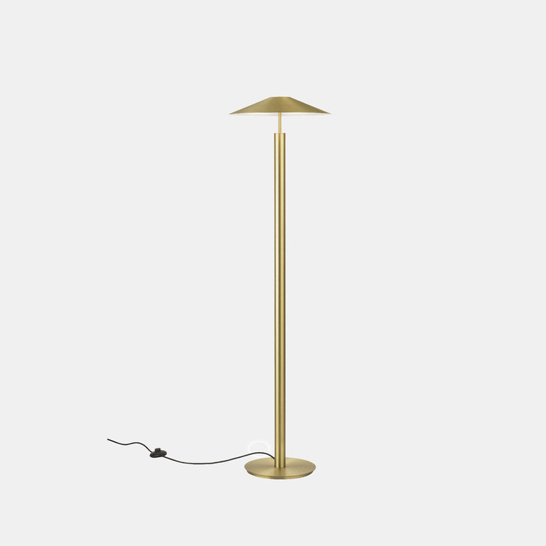 H golden design LED floor lamp