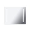 Reflex rectangular 2G11 illuminated mirror 80 cm