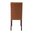 Bolero patinated brown faux leather chair