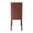 Bolero brown faux leather chair
