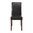 Bolero black faux leather chair