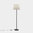 Metrica black designer floor lamp