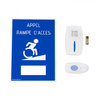 Audible call chime for PRM access ramp