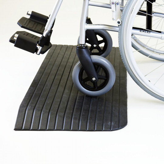 Rubber disabled threshold ramp