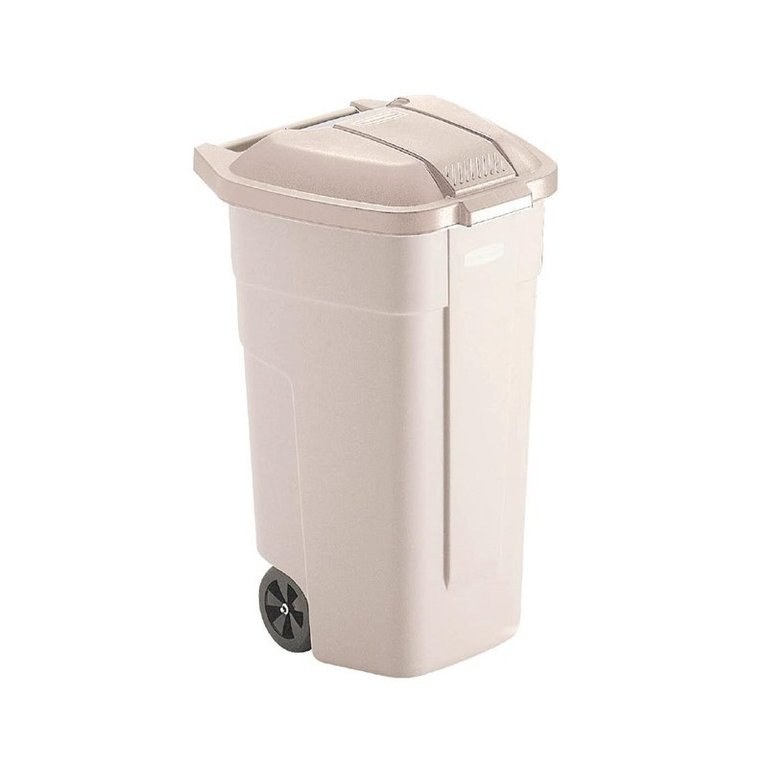Rubbermaid 100Ltr rolling container beige cover