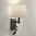 Metrica wall light with adjustable LED reading light