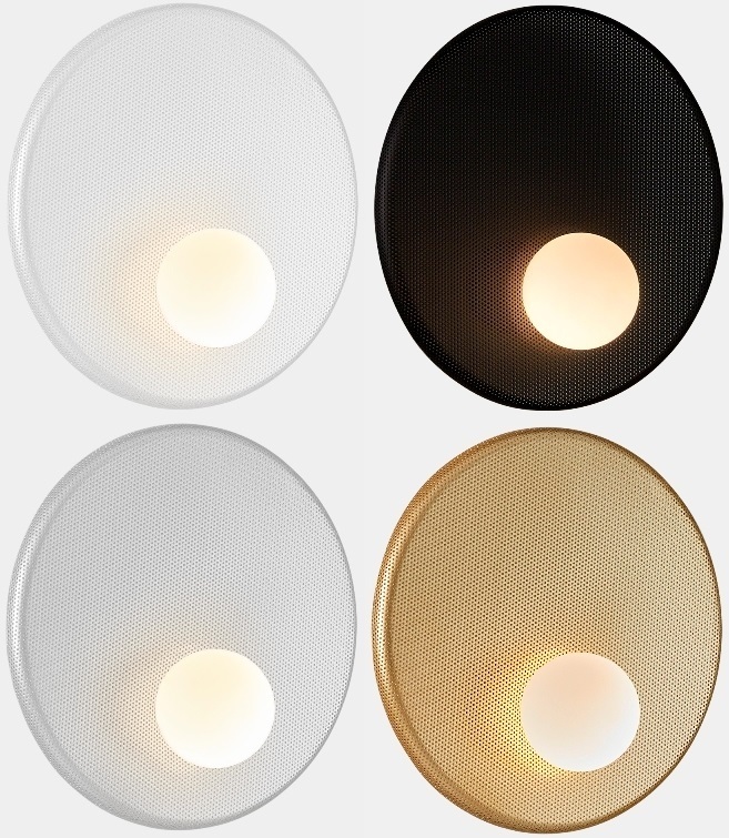 Trip designer round wall light Ø 30cm E14