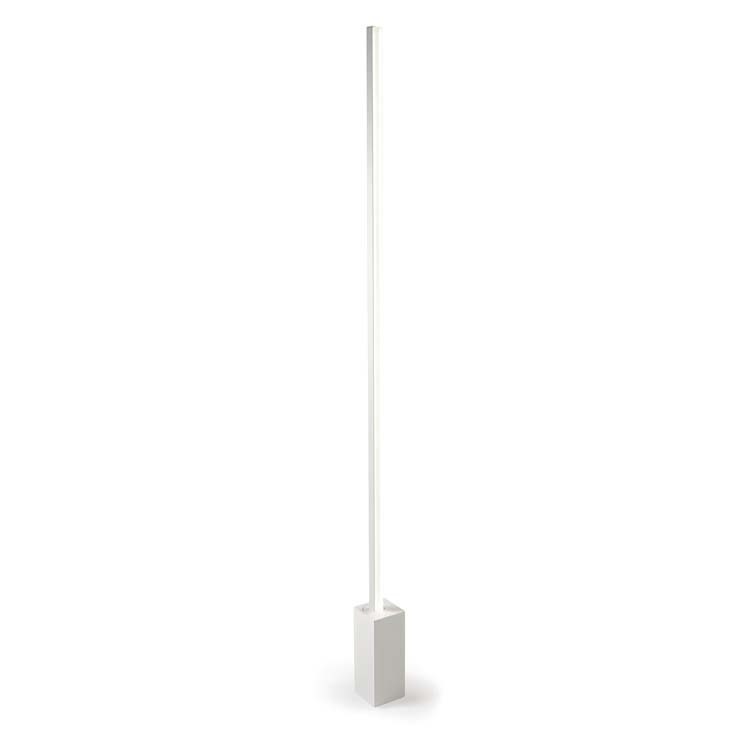 Lampadaire blanc à LED design Circ 175cm