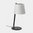 Clip design table lamp 49cm E27 with lampshade
