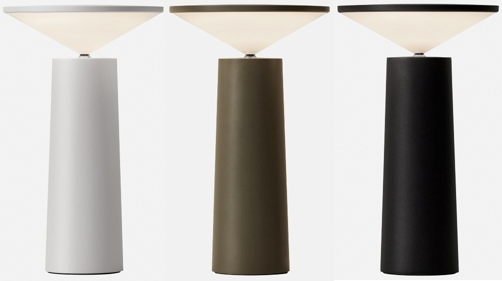 Cocktail designer portable LED table lamp