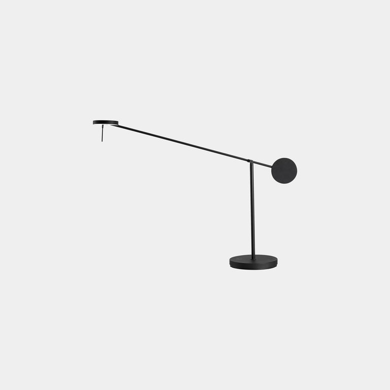 Invisible black design LED table lamp